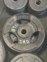 Дискове тежести за лост с дръжки ф 30 , снимка 1