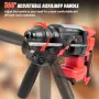 Акумулаторен перфоратор/къртач тип “hammer drill” с 3 свредла, SDS-Plus и помощна дръжка, снимка 4
