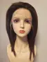 Естествена бразилска перука 40 см - Кестенява | Lace Front 13x4 | 100% човешка коса, снимка 2