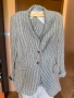 Сако райе Max Mara, 100% лен, снимка 4