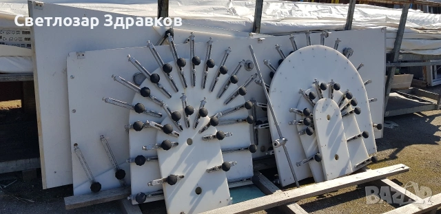 Глицеринена вана и шаблони за огъване на PVC профили