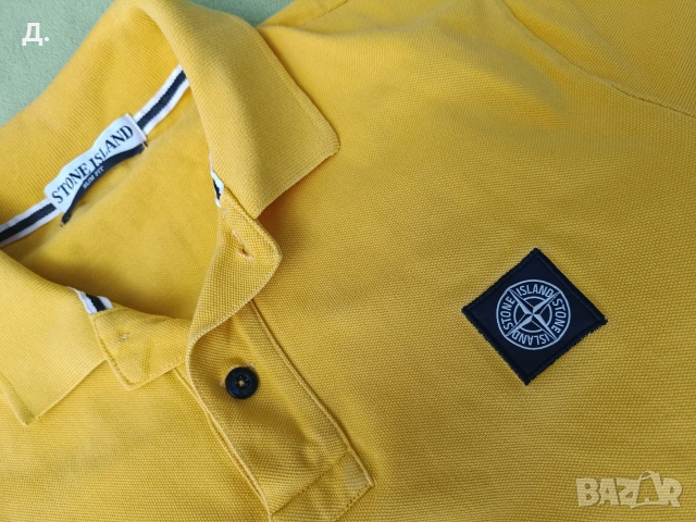 Мъжка поло тениска Stone Island, снимка 2 - Тениски - 54996283