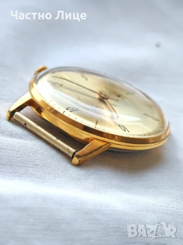 Рядък Руски Соц СССР Ръчен Позлатен Часовник Ракета 1970те г, снимка 6 - Антикварни и старинни предмети - 55617434