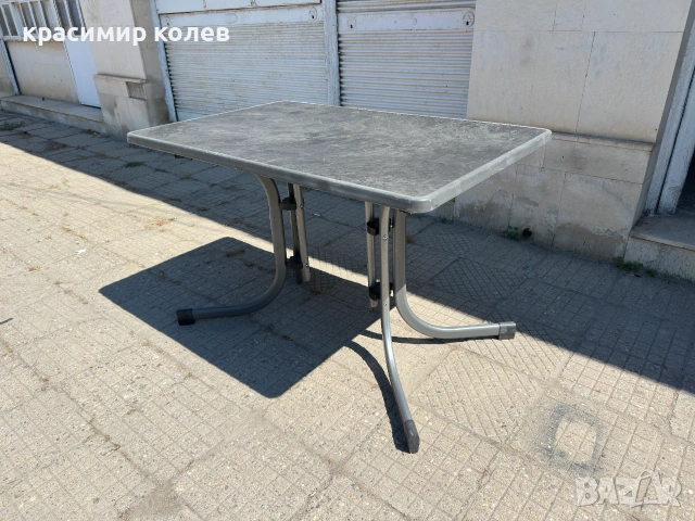 сгъваема немска градинска маса, снимка 5 - Градински мебели, декорация  - 55078297
