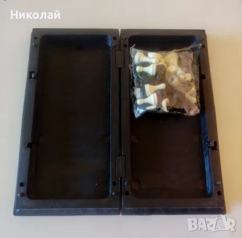Мини магнитен шах за изпът, снимка 5 - Шах и табла - 55665775