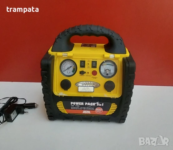 НАЙ ДОБРАТА ОФЕРТА Стартерно устройство 5 в 1  стартер , компресор, APA Power Pack