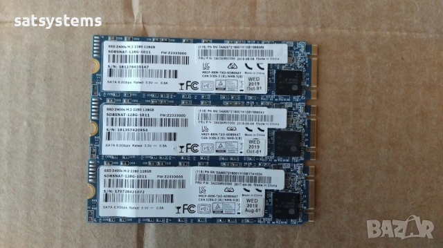 3 броя SSD SanDisk Z400s M.2 2280 128GB SD8SNAT-128G-1011 SATA 6.0Gbps