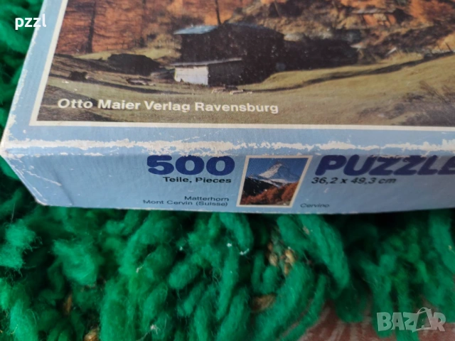 Пъзел "Cervino” Ravensburger 1987г. 500 части , снимка 6 - Пъзели - 53965769