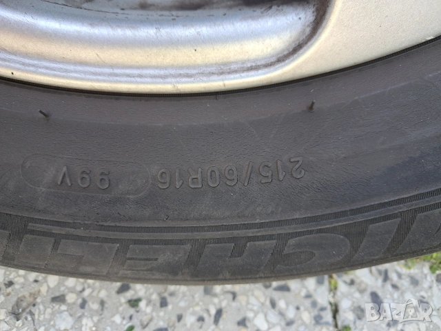 Гуми Michelin с алуминиеви джанти Subaru Forester 215 60 15 , снимка 3 - Гуми и джанти - 54423927