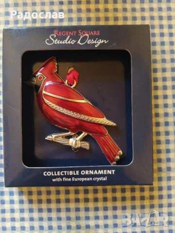 висулка птица Кардинал 