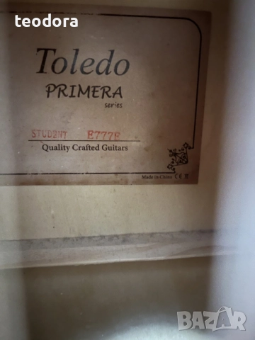 Чисто нова класическа китара Toledo Primera Student (4/4), снимка 5 - Китари - 55590652
