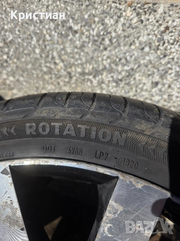 Джанти МАМ7 18 5Х100 със гуми, снимка 5 - Гуми и джанти - 54097861