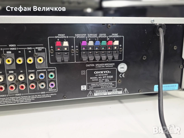 🛠️ ЗА РЕМОНТ ИЛИ ЧАСТИ! 5.1 Ресивър Onkyo HT-R330 WRAT (С Проблем) 🇯🇵🔊, снимка 6 - Ресийвъри, усилватели, смесителни пултове - 55021510