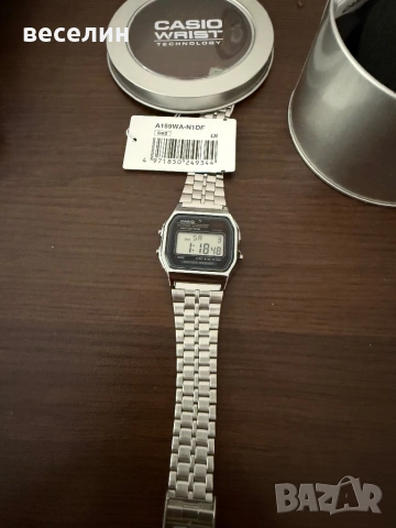 Чисто НОВ Casio Collection Мъжки Часовник A159WA, снимка 7 - Мъжки - 54605252