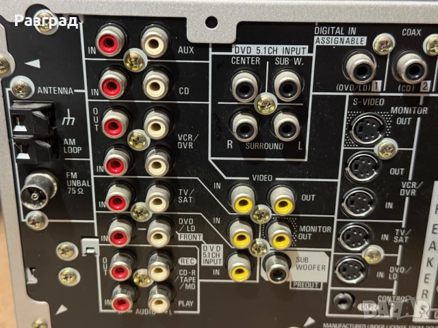 Ресийвър PIONEER VSX-D711, снимка 10 - Ресийвъри, усилватели, смесителни пултове - 54650901