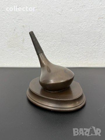 Ретро декоративна фигура "Стик за голф". №8110, снимка 2 - Антикварни и старинни предмети - 54267387