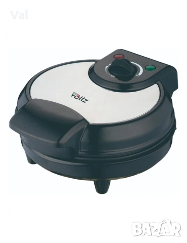 Гофретник Voltz,1200W, 5 гнезда, Инокс