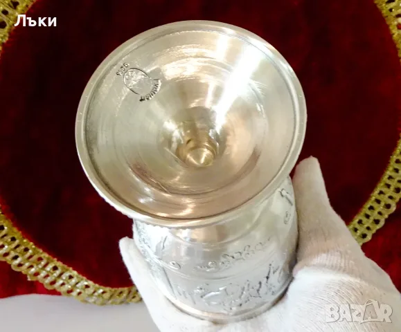 Калаен бокал за вино Тримата мускетари. , снимка 7 - Антикварни и старинни предмети - 55492415