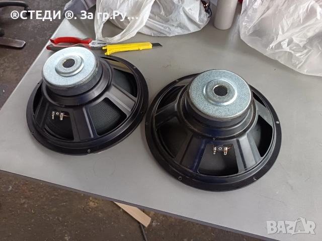 говорители 12" (30)см. 100w 8 oma. , снимка 6 - Тонколони - 55206735