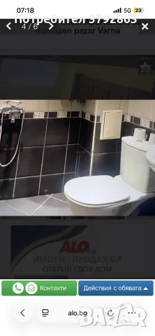 Otdava se pod naem dvustaen apartament vav Varna, снимка 4 - Апартаменти - 55581119
