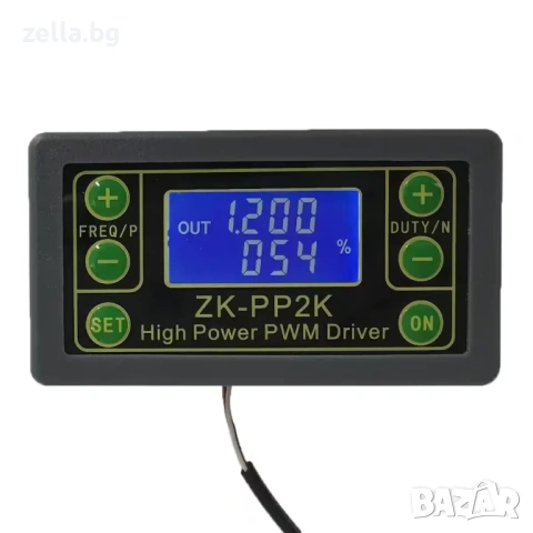 PWM регулатор 5V–24V 8A – Генератор на сигнали 1Hz–150KHz, таймер и управление на DC двигатели 10297, снимка 7 - Друга електроника - 54663152