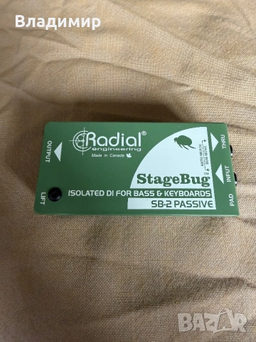 Radial StageBug SB-2 DI за бас китара или клавир