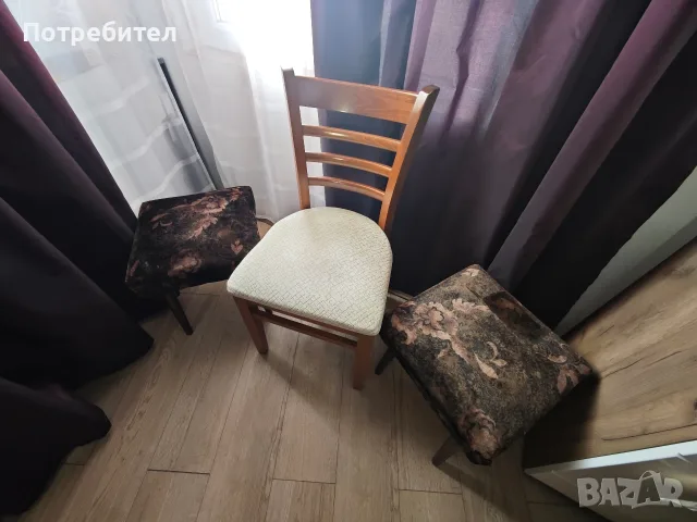 Две ретро табуретки и стол - 30 €, снимка 9 - Столове - 55391985