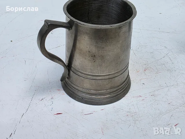 Калаена чаша - халба, снимка 7 - Антикварни и старинни предмети - 55607330