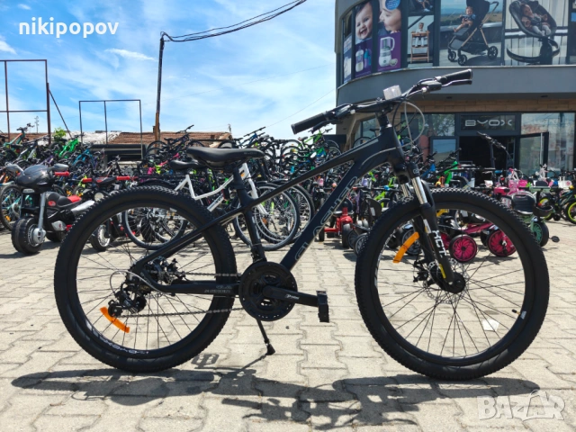X Алуминиев велосипед 24" CLASHER черен, снимка 10 - Велосипеди - 54939902