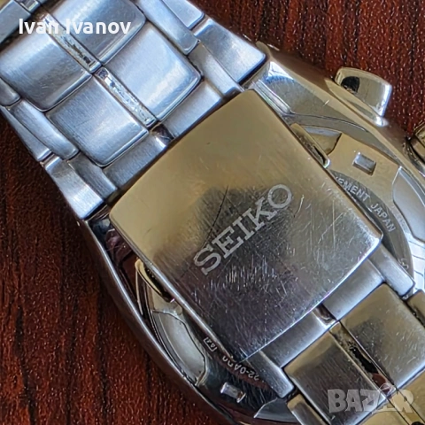 Seiko Sportura Kinetic Chronograph 7L22-0AD0, снимка 12 - Мъжки - 54584648