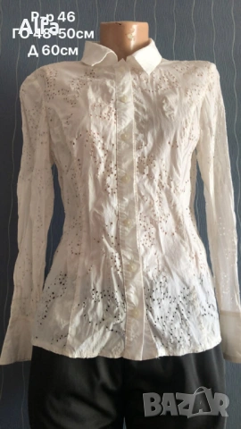 класическа бяла риза, снимка 2 - Ризи - 54222097