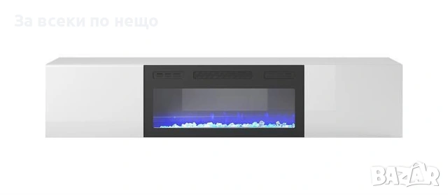 TV шкаф с вградена камина LIVO RTV-180W K Код P2421