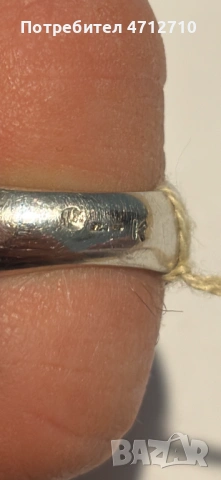 стилен сребърен пръстен на Kenzo., снимка 3 - Пръстени - 54161484