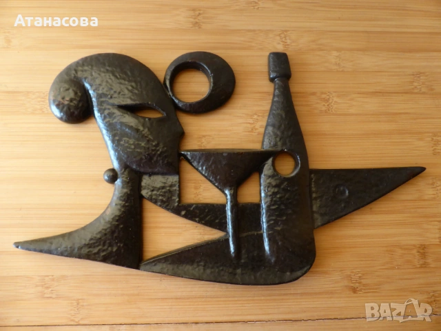Ретро пано за стена 1970 г, снимка 2 - Пана - 54705247