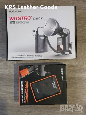 Светкавица Godox WITSTRO AD-360 Watt + допълнителна батерия, снимка 13 - Светкавици, студийно осветление - 54940327