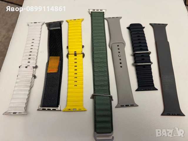 Iwatch Ultra + всички закупени каишки към него!, снимка 8 - Смарт гривни - 55098513