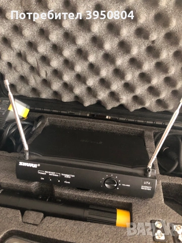 Shure SM58 Безжичен микрофон със приемник ЗА ЧАСТИ ИЛИ РЕМОНТ, снимка 4 - Микрофони - 54817397