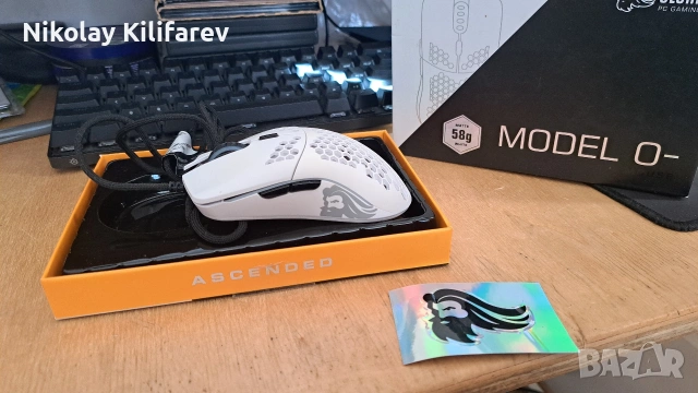 Glorious model O - Геймърска мишка, снимка 4 - Клавиатури и мишки - 53958240