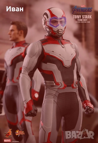 Хот Тойс / Hot Toys Tony Stark Team Suit MMS537, снимка 12 - Колекции - 55252876