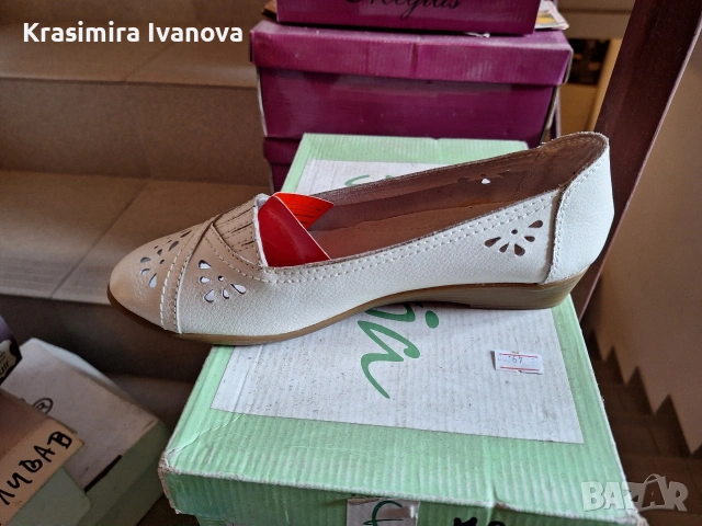 нови обувки Мегияс естествена кожа , снимка 3 - Дамски ежедневни обувки - 54209338