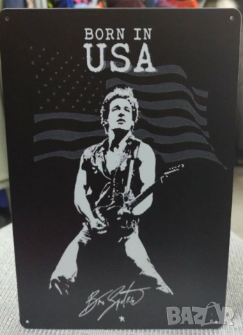 Bruce Springsteen Born In USA-метална табела (плакет)