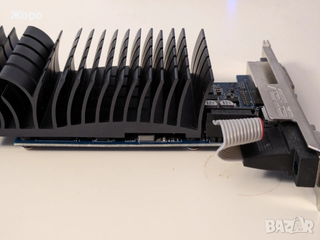 Безшумна видеокарта ASUS 710-1-SL / nVidia GeForce GT 710 / 3 изхода, снимка 5 - Видеокарти - 54339369