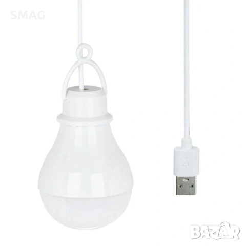 LED лампа 5W с USB кабел 1.05m – Бяла светлина_1224479, снимка 4 - Къмпинг осветление - 54514854
