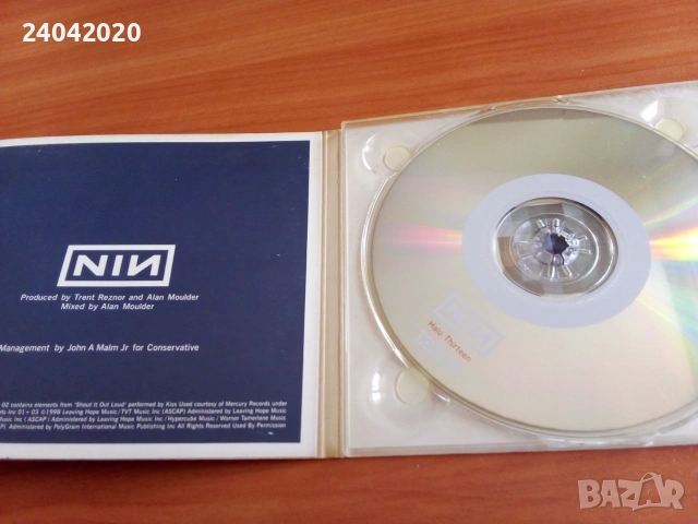 Nine Inch Nails – The Day The World Went Away оригинален US  диск, снимка 2 - CD дискове - 55155231