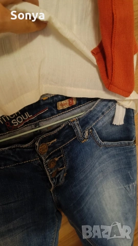 Блуза+елече+дънки, снимка 3 - Други - 54010358