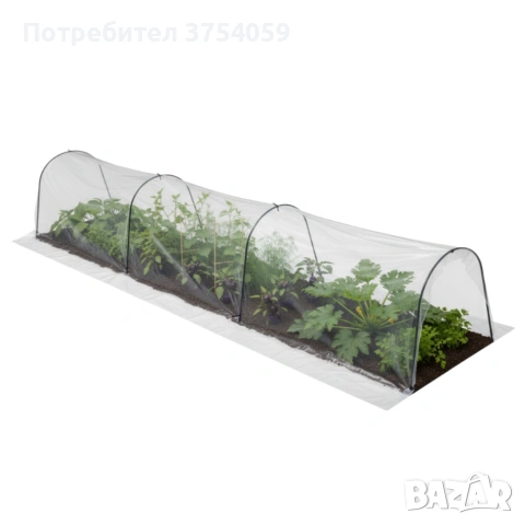 Мини оранжерия - сгъваема, практична и идеална за всеки градинар - 1,8 х 6м, снимка 4 - Оранжерии - 55179401