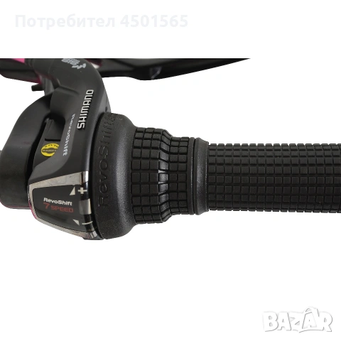 Велосипед със скорости 24" Princess розов , снимка 4 - Детски велосипеди, триколки и коли - 54773267