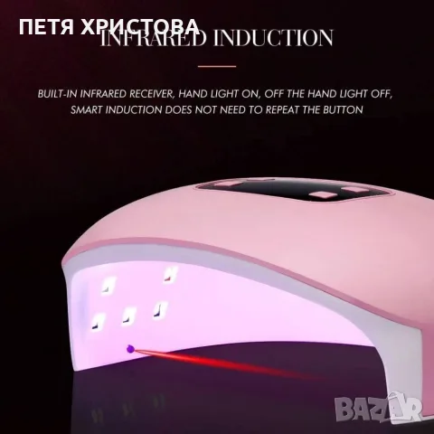 Професионална UV/LED лампа за маникюр и педикюр MiNi 4s, снимка 2 - Продукти за маникюр - 55398304