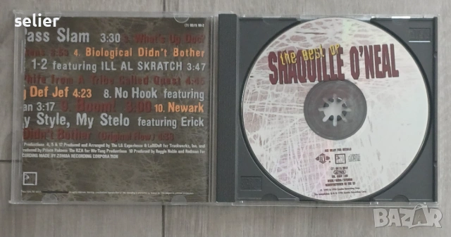 Shaquille O'Neal – The Best Of Shaquille O'Neal Оригинален диск Издание 🇺🇸 USA 1996г Стил:HIP HOP , снимка 2 - CD дискове - 54416271