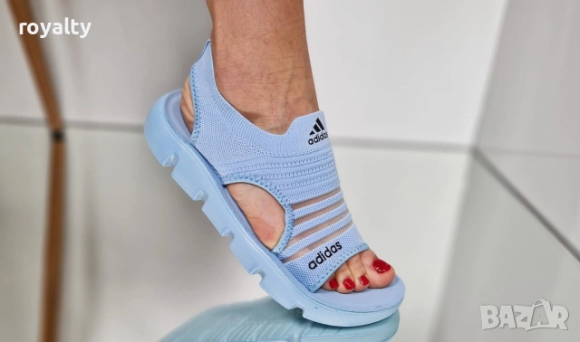 Adidas Нови Сини Дамски Сандали Адидас , снимка 2 - Сандали - 54487798